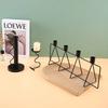 Iron Ornaments, Decorative Brackets, Living Room Candles Holders, Simple Metal Geometric Craftsmanship, Christmas