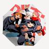 1pc Jujutsu Kaisen Characters Outdoor Umbrella - Automatic Opening/Closing, Portable 3-Fold Design, 8-Bone Iron Frame - Perfect Gift for Fans, Travele