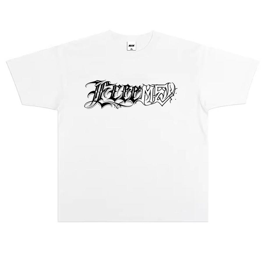 

Americanstyle Hiphop Streetwear Personalized Letterprinted Pure Cotton Shortsleeved for Men and Women Suitable for Summer 4XL