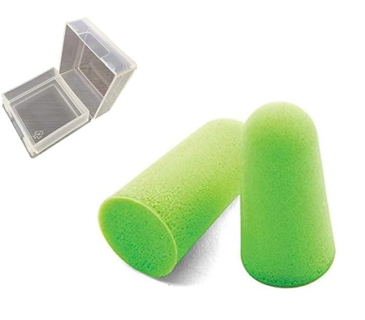 MOLDEX Cordless 6800 PuraFit Case Disposable Individually Noise Airplane Authentic Earplugs, 50-Pair Pack, [Eco-Pack Set], Earplugs, Wrapped,