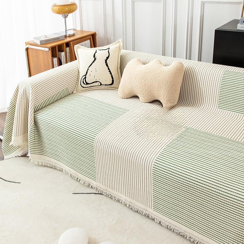 Cotton Sofa Cover Towel Four Seasons Universal Non-Slip All-Inclusive Universal Sofa Cover Anti-Scratching Cloth Cushion