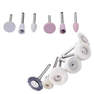 12Pcs/Box Diy Accessories Silicone Mixed Grinding Head Set Suitable For Grinding And Polishing Of Metal/Ceramics