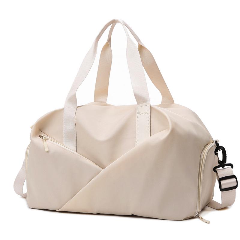 Versatile Large-Capacity Travel Fitness Bag with Shoe Compartment, Custom Logo Option