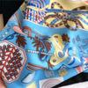 Head Scarf for Women Like Silk Satin Scarf for Hair Wrapping at Night Bandana Square Scarf for Sleeping, Size is 90x90cm