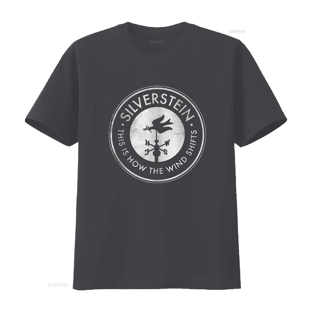 Silverstein Canadian Rock Band This How The Wind Shifts T Shirt S 2xl Vintage Washed Casual Soft Versatile Stretched Streetwear