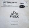 LP Record VARIOUS  Halt Im Gedchtnis Jesum Christ Kan SAWD9904 Decca 1960 Germany Classical Used
