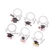 2026 Graduation Gown Cap KeyChain Ring Student Women Jewelry Personalized Accessories Fashion Pendant Gifts Forever
