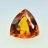 3.75 Ct Natural Ceylon Orange Sapphire Trillion Excellent Cut Loose Gemstone