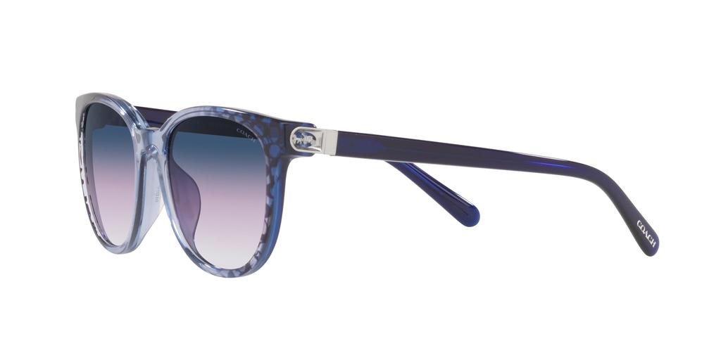 Coach Sunglasses HC8350U CD478 57088H BLUE GRADIENT SIGNATURE C 54 Women's