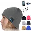 Warm Soft Beanie Hat Bluetooth Smart Cap Wireless Headphone Set Speaker Mic Hot