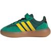 adidas BARREDA DECODE Abrasion Resistant Low Top Kids' Skateboarding Shoes Green Yellow Kids' Sneakers JQ8848