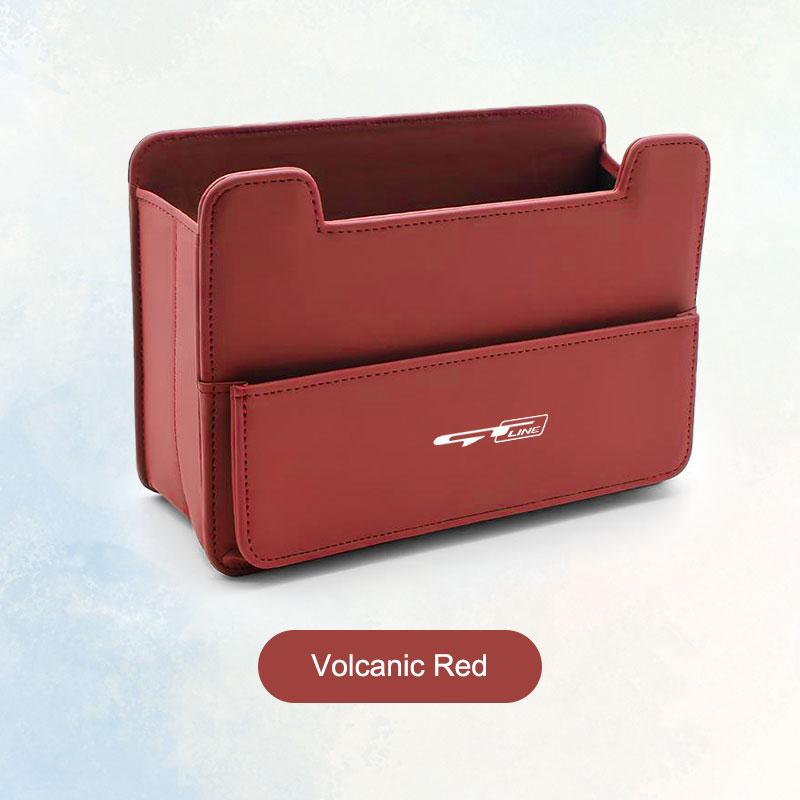For KIA GTline Rio K5 K2 K3 k4 K8 Sportage Ceed Sorento Picanto Car Trash Can Storage Box Garbage Tissue Bag Key Cup Organizer kxnhz00