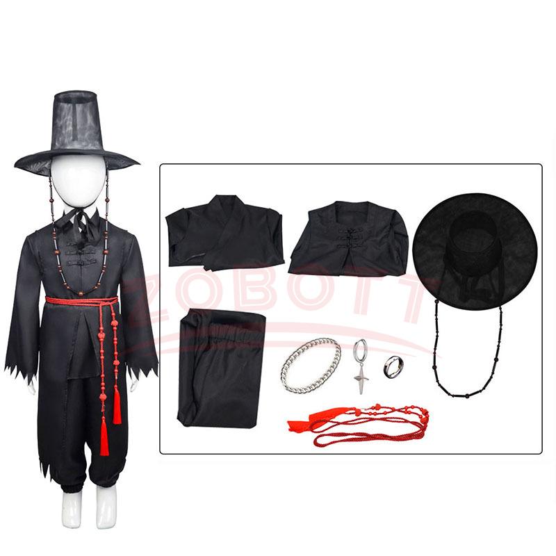 Anime Movie Boys Role Play Props Party Cosplay for K-POP: Demon Hunters Rumi Boys Jinu Halloween Party Cosplay Costume Outfit