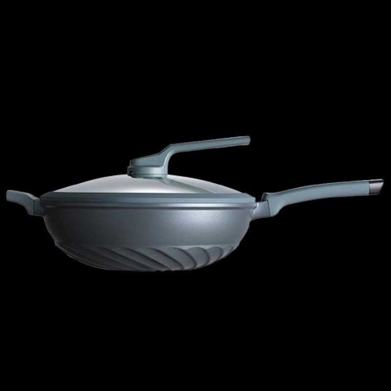 ASD Blue Diamond Titanium 32cm Non-stick Wok