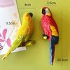 1/2PCS Personalized creative rural 3D parrot refrigerator sticker home decoration sticker resin refrigerator sticker decoration