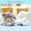 Elephant Plush Toy With Pp Cotton For Girls Gift Keychain And Bag Decor