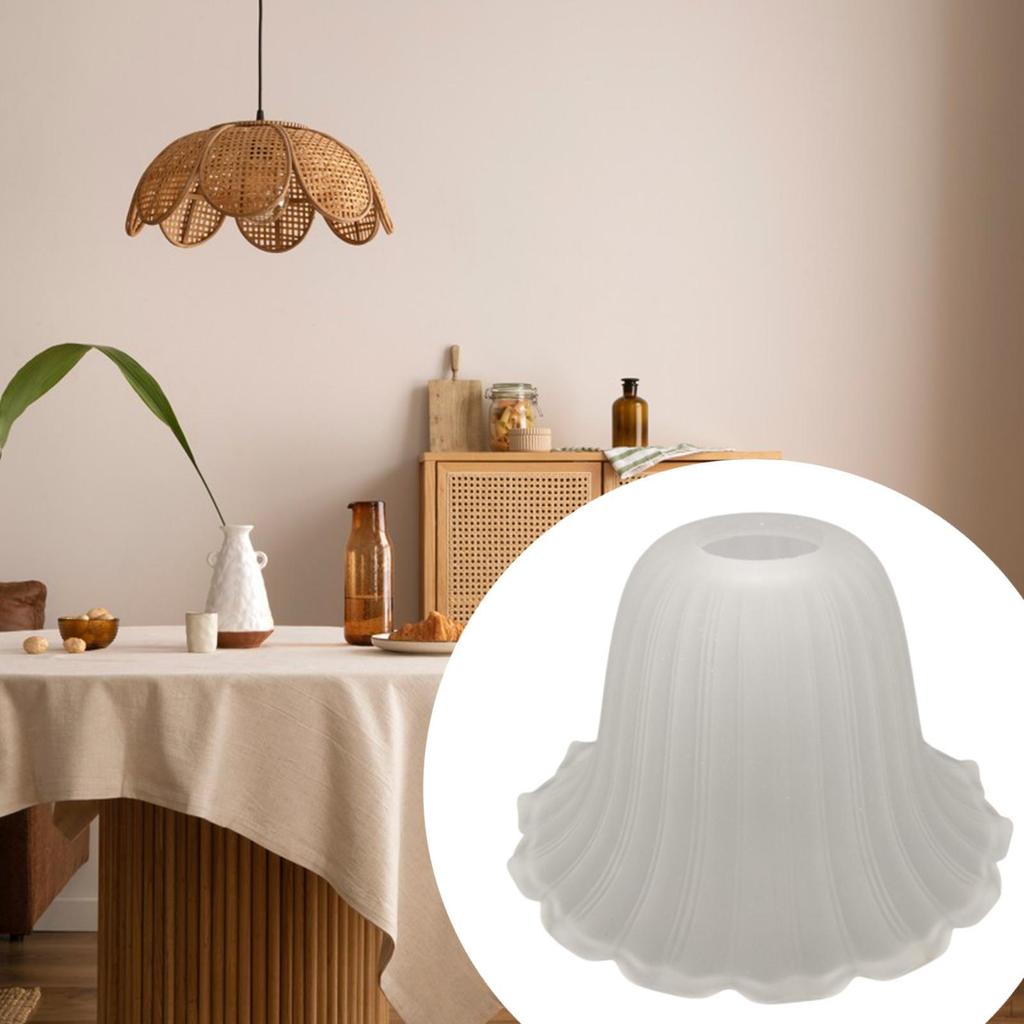 Glass Lampshade Table Lamp Cover Bedside Floor Pendant Shade for Bedroom Living