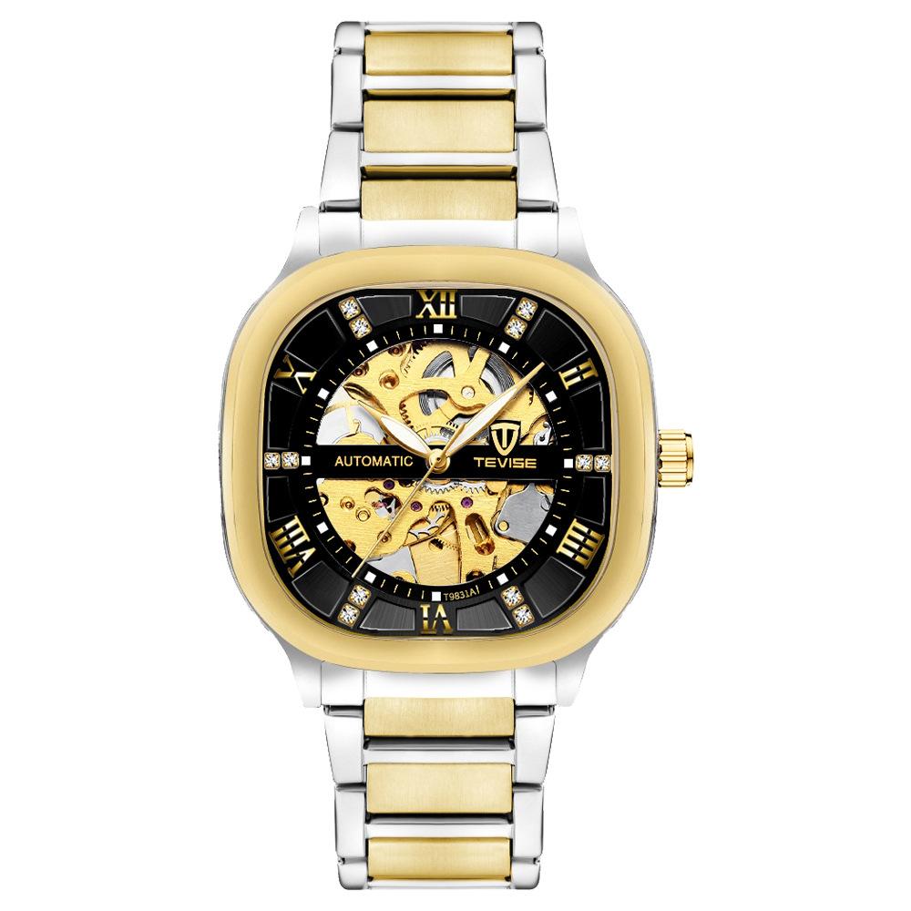 Square Automatic Mechanical Watch Business Watch