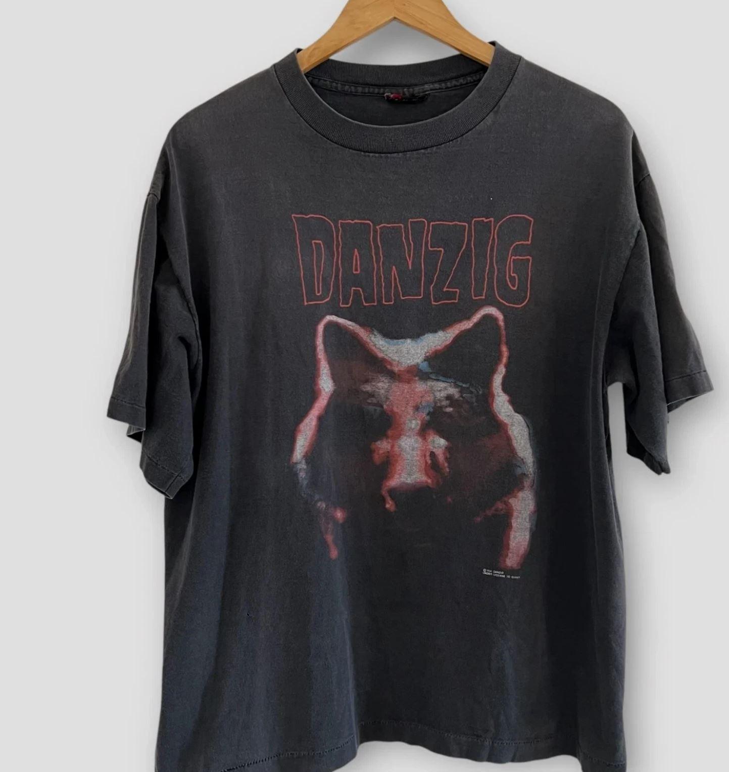 1991 Danzig  Lucifuge  Vintage Band Promo Tee Shirt NWT XXL