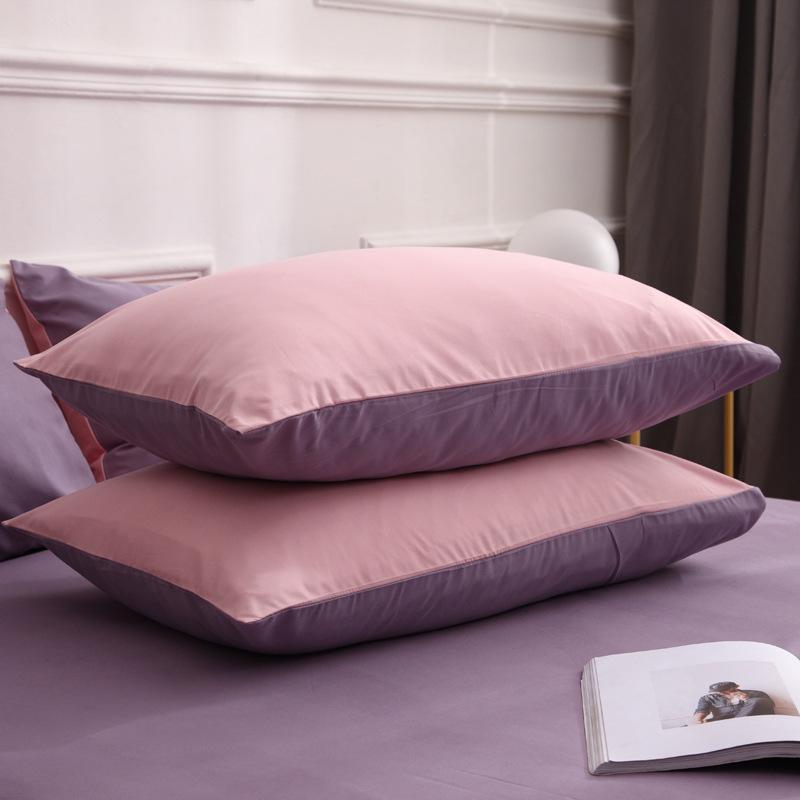 Nordic Simple Solid Color Pillowcase Set - 47x74cm (Pair)