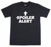 Alerte Spoiler Gamer Cinéphile Drôle T-shirt en Coton Coupe Ample Homme