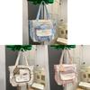 Casual Nylon Shoulder Bag With Letter Pattern For School Use