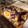 1pz Coperta in Flanella con Stampa Son Goku, Alta Qualità per Tutte le Stagioni, Decorazione per la Casa, Calore e Comfort, Perfetta per Regali di Natale