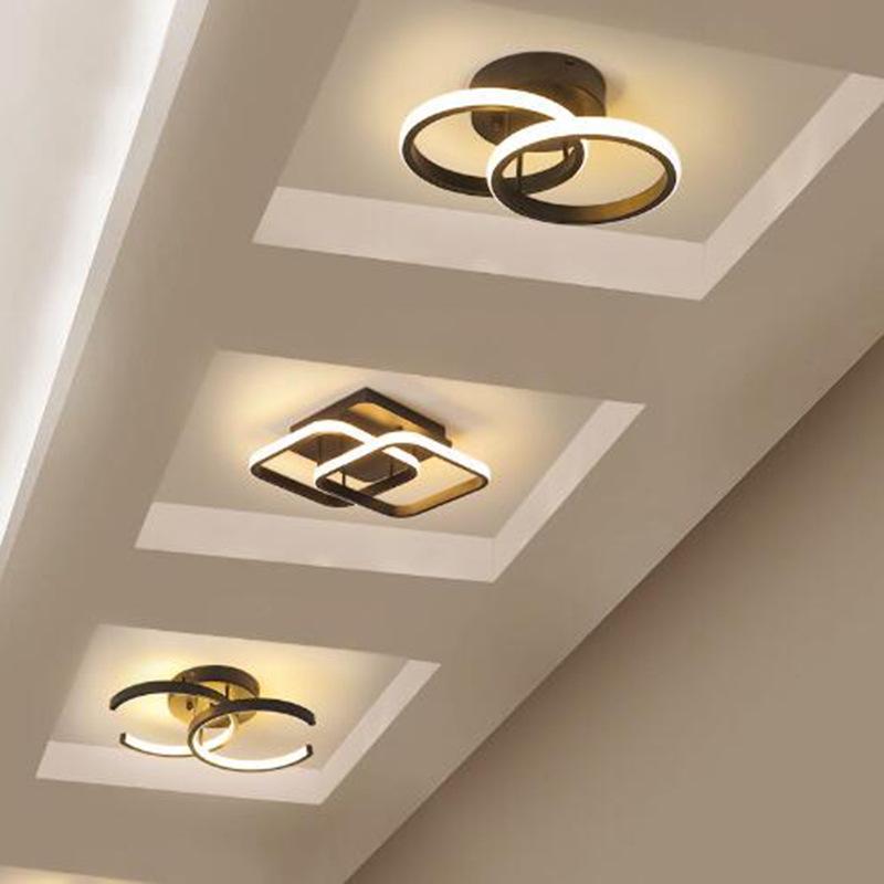 Modern Minimalist LED Ceiling Light for Hallway, Entrance, or Balcony