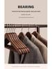Solid Wood Non-Slip Clothes Hanger for Home, Hotels, and Stores