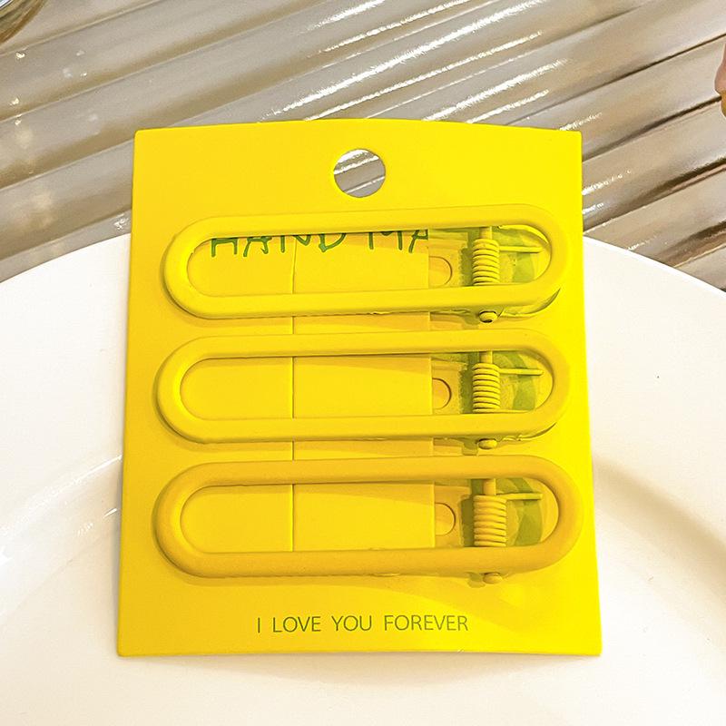 

Дофаминовые цветные челки Зажим для волос Бакенбарды для детей и женщин - Заколка-уточка Головной убор