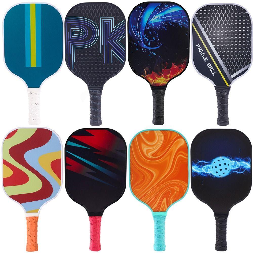 Langlebige Glasfaseroberfläche Pickleball-Schläger Wabenkern Anti-Rutsch-Griff Pickleball-Schläger Leichter Sport-Schläger