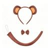 Mouse/Monkey Costume Accessories Ears Headband Tail Tutus Skirt for Halloween Cosplay Party Dressing Up Animal Costumes