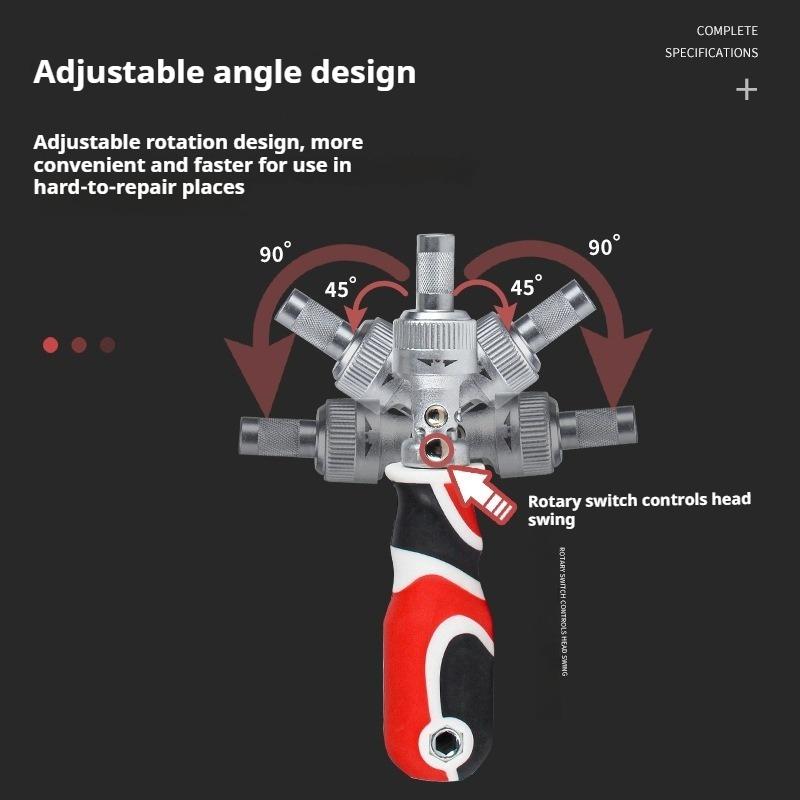 28-in-1 Multifunktionales Reparaturwerkzeug-Set Schraubendreher-Kombinations-Kit für Haus & Büro Wartung DIY Schraubendreher-Set