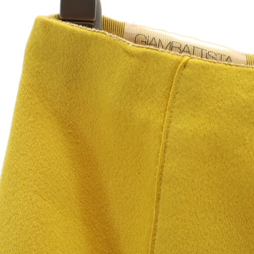 GiAMBATTiSTA VALLi made in Italy Mini length flare skirt 40/XS yellow Women Used