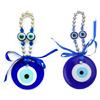Blue for Evil Eye Crafts Wall Hanging Ornament Car Amulet Home for Protection De