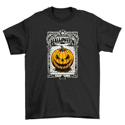 Spooky Halloween_255 Jack-O-Lantern Funny T-Shirt Mens Womens Tees Top - Perfect for Pumpkin Spice Lo