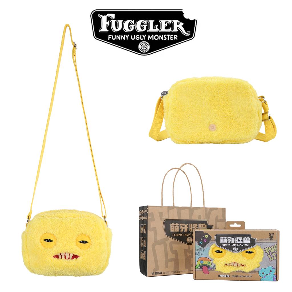 22cm Ugly Cute Monster Plush Crossbody Bag Cartoon Animal Doll Backpack Kids Lovely Toy Wallet