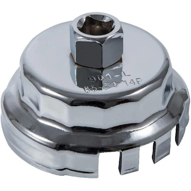Steel Oil Filter Cap Wrench Remover Housing Cup Tool for Toyota Lexus 2.5L-5.7L