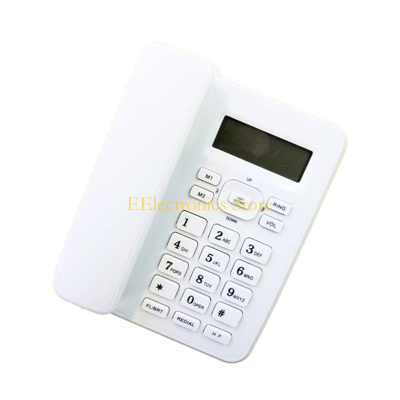 

B03C KX-6001CID Fixed Landline Home Telephone Caller Display Adjustable Tone Handsfree Calculator Functions Large Button