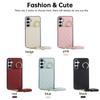 Crossbody Cards Solt Wallet Ring Holder Leather Case For Samsung S25 Ultra S24 Plus S23 S22 A56 A16 A36 A26 Long Lanyard Cover