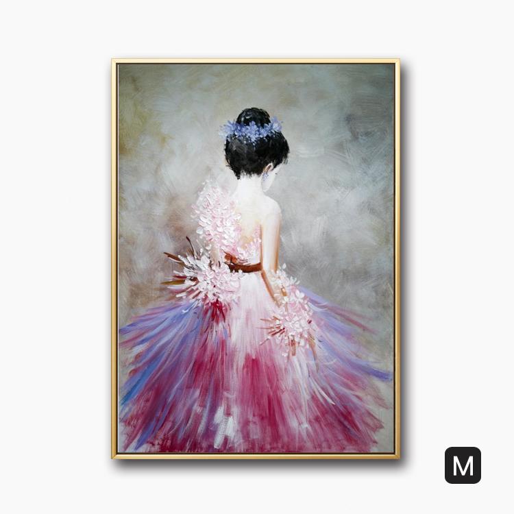Modern Canvas Painting Ballet Girl Poster Dancing Girl Posters and Prints for Living Room Bedroom Home Decor Wall Art Cuadros