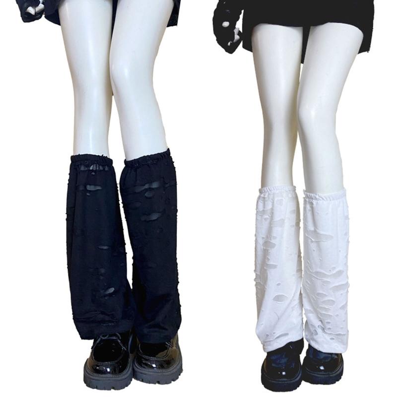 

Женщины Колено Высокие Ноги Теплые Носки Лодыжки Высокий Бандаж Готический Хип-Хоп Сапоги Чехлы Для Ног Нескользящие Осень Зима Теплые Чулки