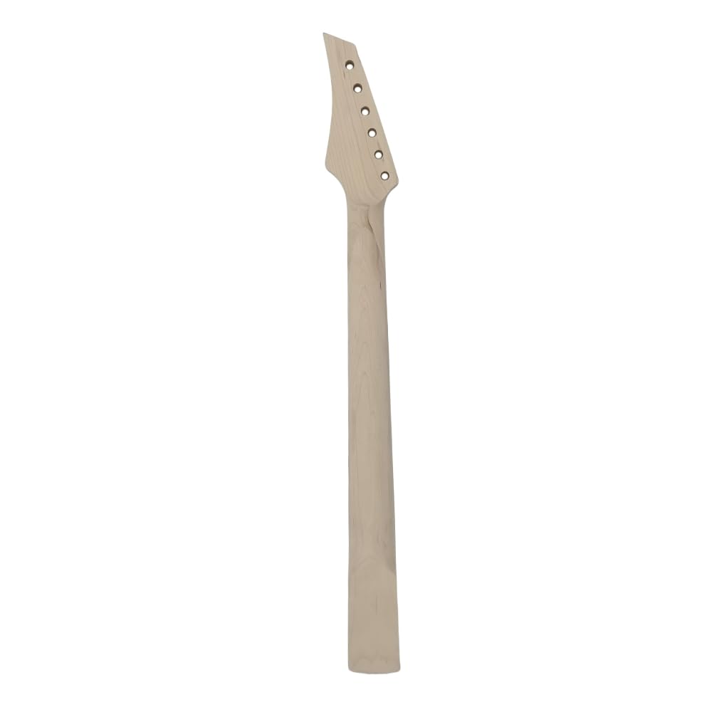 Yinfente Electric Guitar Neck 24 Frets 25.5 Inch Maple Wood Rosewood Fretboard Tree and Vine Inlay Floyd Rose Lock Style DIY Guitar Project