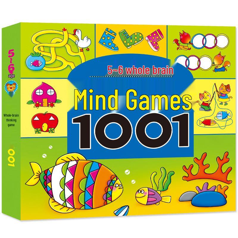 Whole Brain Thinking Games for Kids 3-6: Spot the Difference and Maze Book