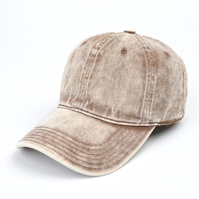 Cowboy Hat Solid Color Light Plate Washed Denim Cap Men'S And Women'S Fashion Versatile Personalized Baseball Cap Sun Hat