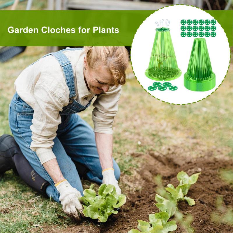 20X Plant Protector Mini Greenhouse Bell Jar Cloches Garden Cloche Garden Plants Nursery Cover for Yard Outdoor Farm Backyard