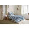 Complete Reversible Duvet Cover Set "Vanessa" 4 Pieces for 90 X 190 Bed Florence Denim
