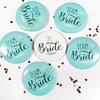 Team Bride Tinplate Badge for Bachelorette Party - 58mm Festive Decoration