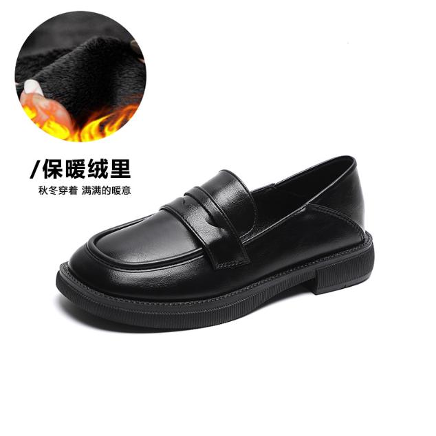 New Japanese Style College Student Shoes Cosplay Lolita Shoes for Women Girl Fashion Black Uniform Platform Shoes Women Loafers