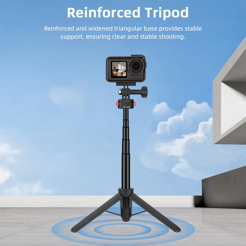 Extension Rod Tripod with Magnetic Adapter Protable Tripod Stand for DJI Osmo Action 5 Pro/Insta360 X4 for DJI Osmo Action 5 Pro